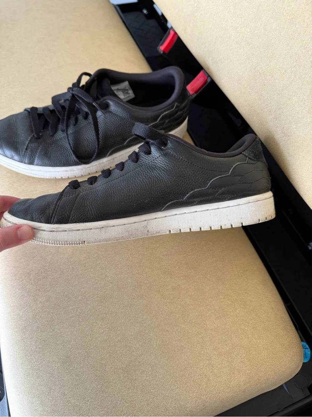 Air Jordan 1 Centre Court Cyber Monday Black & White Size 9.5 Mens